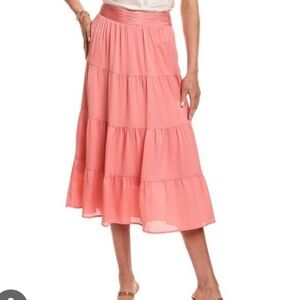 Ba&sh NWT "Windy" tiered midi skirt Sz 8